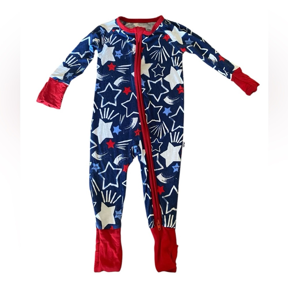 Little Sleepies Star Spangled Zippy 0-3 months